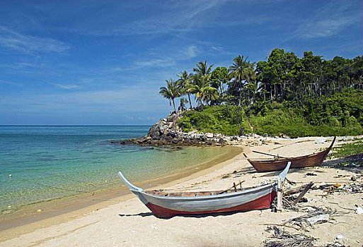 帽子,海滩,安达曼海,海岸,泰国