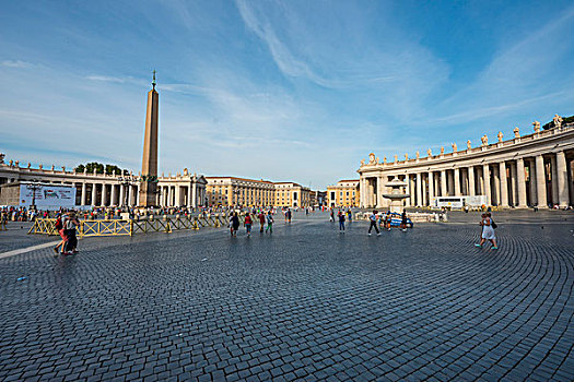 广场,方尖塔,梵蒂冈,罗马,拉齐奥,地区,意大利