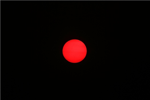 太阳,红色