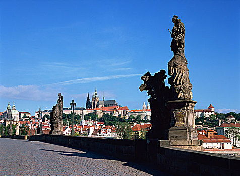 布拉格城堡,立交桥,布拉格,捷克共和国