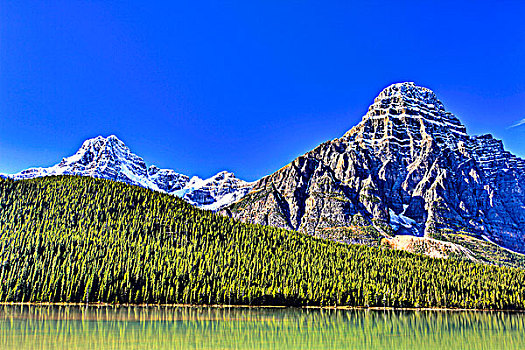 山,卡夫拉,班芙国家公园,艾伯塔省,加拿大