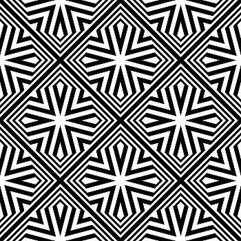 设计,无缝,单色调,几何,几何图形,抽象,条纹,背景,矢量图