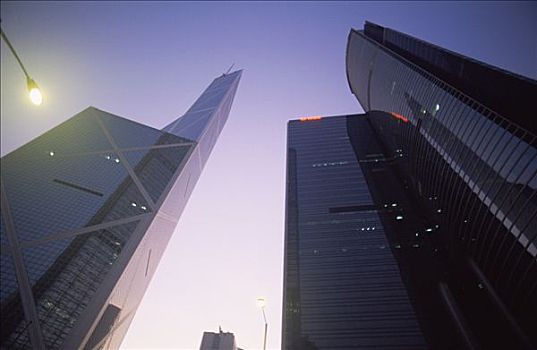 中国,香港,中心,中国银行,现代建筑