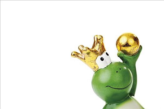 青蛙,国王,金色,球