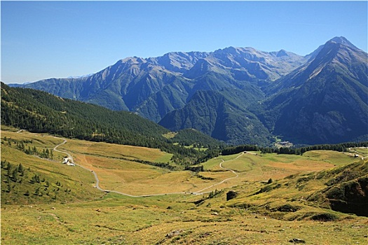 风景,美女,山谷,山,阿尔卑斯山,意大利北部