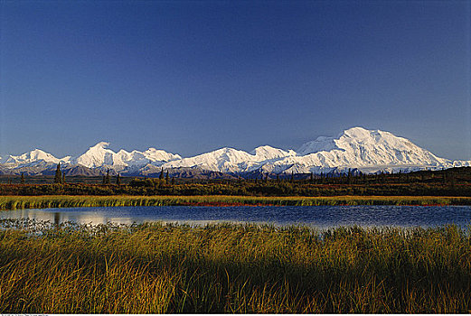 山,麦金利山,阿拉斯加,美国