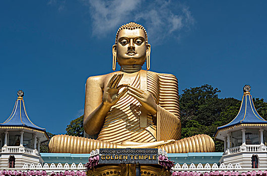 佛像,丹布勒,斯里兰卡,亚洲