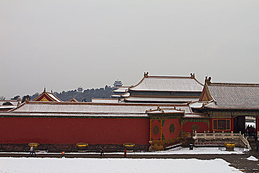 雪后的故宫