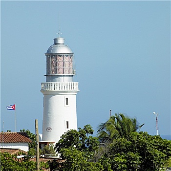 灯塔,佩特罗,城堡,古巴圣地亚哥,省,古巴