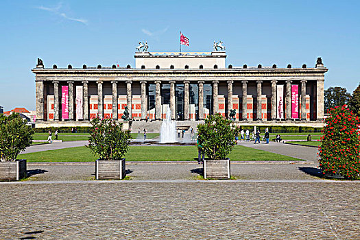 博物馆,卢斯特花园,博物馆岛,世界遗产,柏林,德国,欧洲