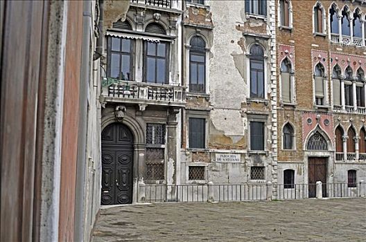建筑,老,威尼斯,意大利,欧洲