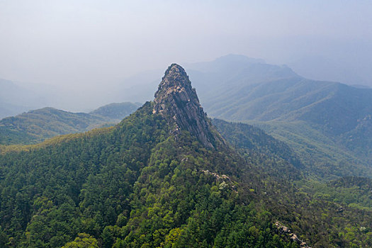 航拍蒙山国家森林公园