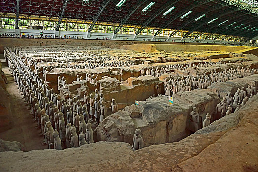 世界第8大奇迹,世界最大的地下军事博物馆陕西西安秦兵马俑