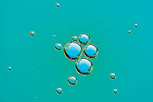 泡泡,绿色,液体