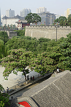 西安城墙,陕西西安