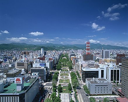 大通公园,札幌,电视塔