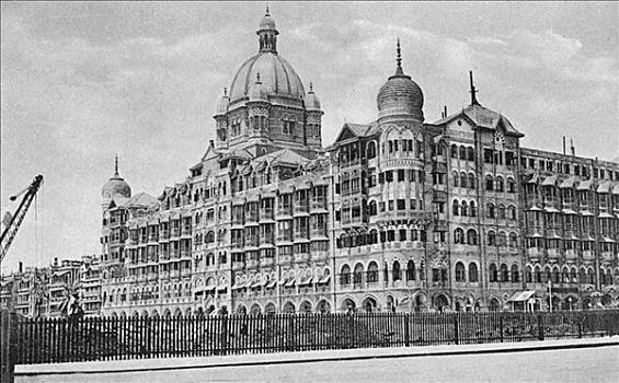 泰姬陵,宫殿,酒店,孟买,印度,20世纪