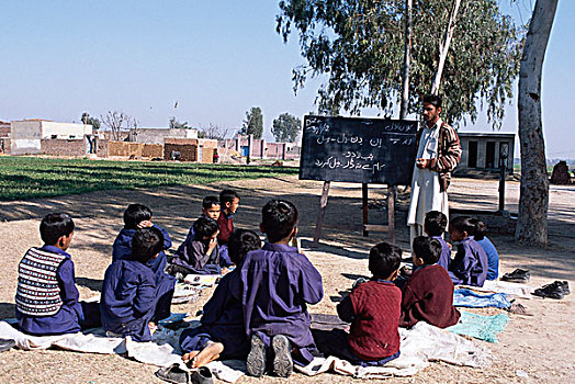 班级,支持,学校,乡村,地区,巴基斯坦,九月,2008年