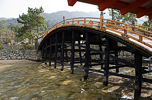 桥,严岛神社