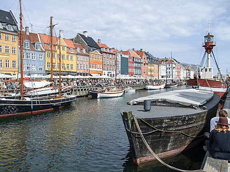 水边,风景,哥本哈根
