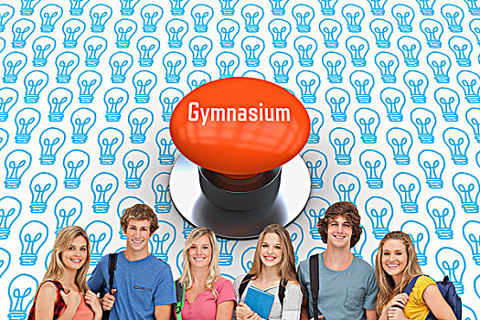 健身房,橙色,按键,文字,微笑,学生,向上,大学