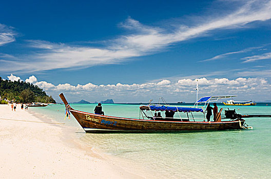 船,海滩,苏梅岛,岛屿,泰国,亚洲