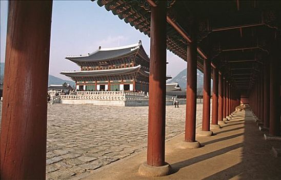 景福宫,庙宇,首尔,韩国