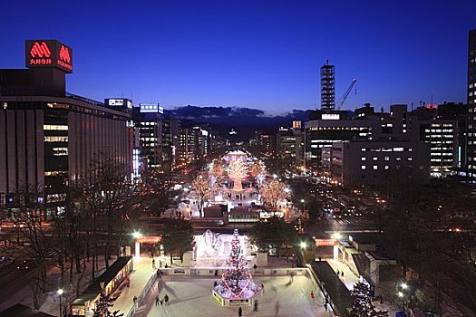 札幌,雪,节日