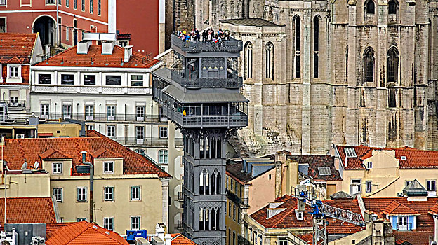 电梯,老城,里斯本,葡萄牙