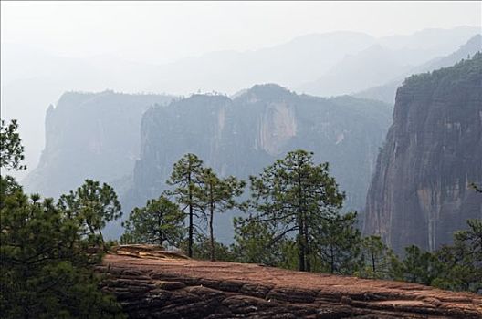 中国,云南,山景,三个,平行,峡谷,国家公园,世界遗产