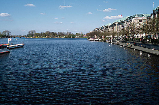 河,河边,圣彼得堡,俄罗斯
