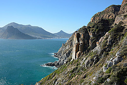 海岸线,湾,岬角,半岛,西海角,南非,非洲