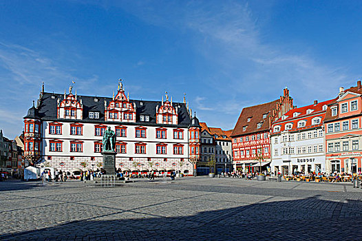 市政厅,市场,烤面包,上弗兰科尼亚,巴伐利亚,德国,欧洲