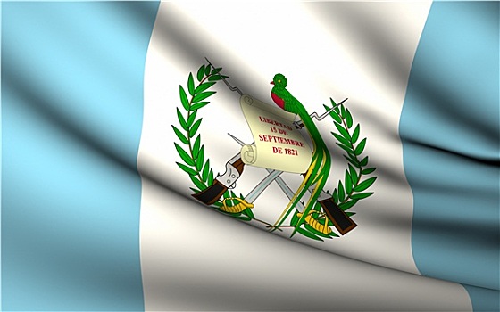 飞,旗帜,危地马拉,国家,收集