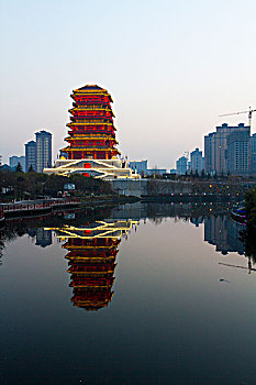 大风阁夜景