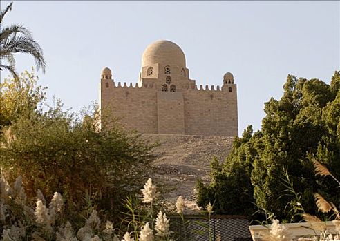 陵墓,山,阿斯旺,埃及
