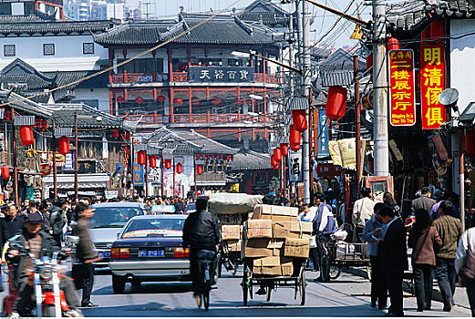 街景,上海,中国