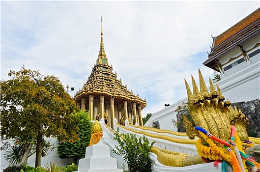 庙宇,脚印,泰国