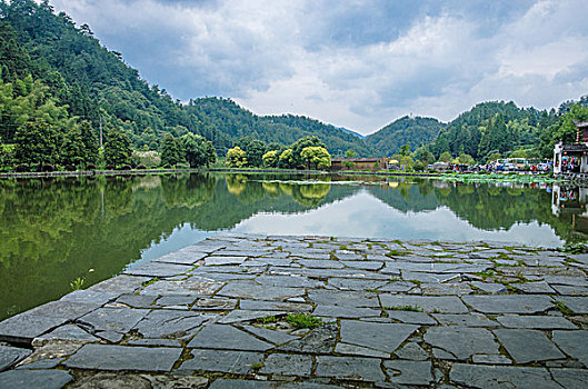 安徽黟县西递村风光