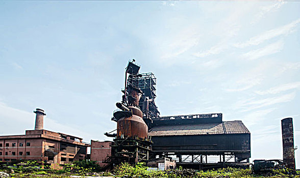 废弃钢铁厂