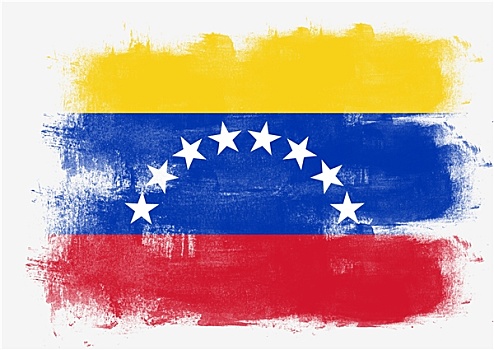 旗帜,委内瑞拉,涂绘,画刷