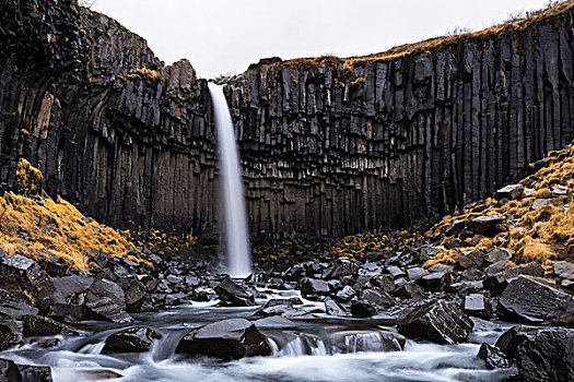 史瓦提瀑布,瀑布,河,斯卡夫塔菲尔国家公园,南方,区域,冰岛,欧洲