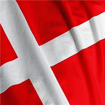 丹麦人,旗帜,特写
