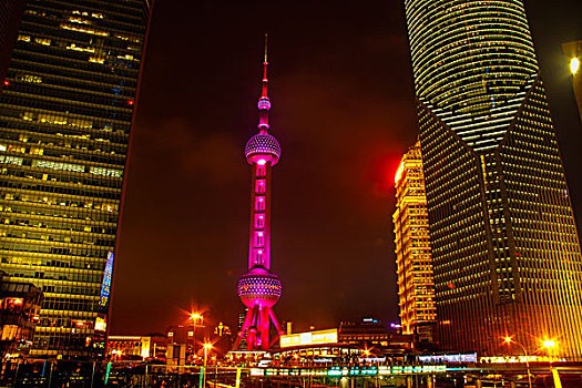 陆家嘴,上海夜景,夜色上海