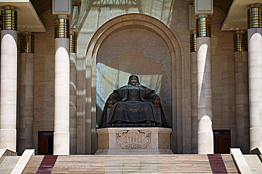 雕塑,成吉思汗,奠基人,蒙古人,蒙古