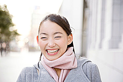 微笑,日本人,女人