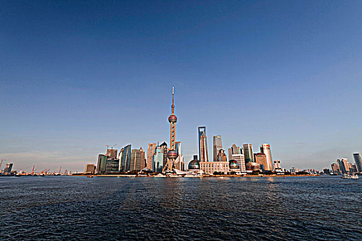 上海浦东的城市风光