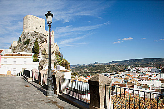 老,摩尔风格,城堡,奥维拉,安达卢西亚,西班牙