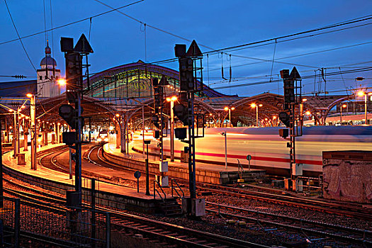 中央火车站,科隆,北莱茵威斯特伐利亚,德国,欧洲