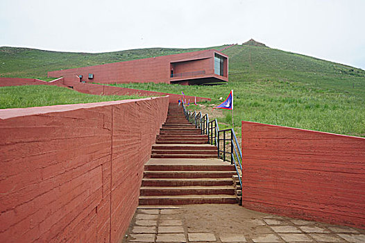 内蒙古,锡林郭勒盟,草原,元上都遗址,博物馆,蒙古族,建筑,残存,破败,帝国,历史,古迹,保护